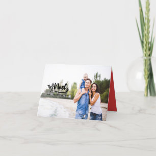 Carte de vacances Noël manuscrite Noel