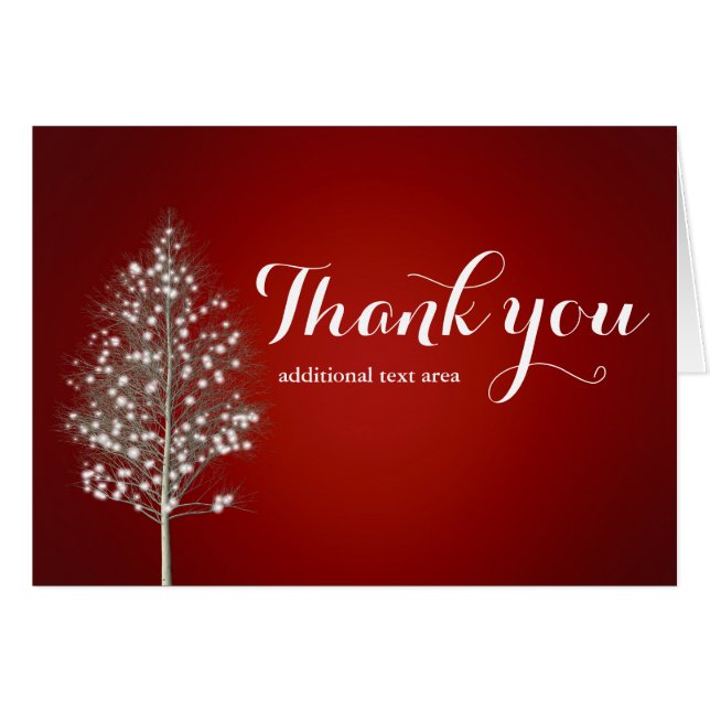 Carte de vacances Noël Rustic Lighted Tree (Devant Horizontal)