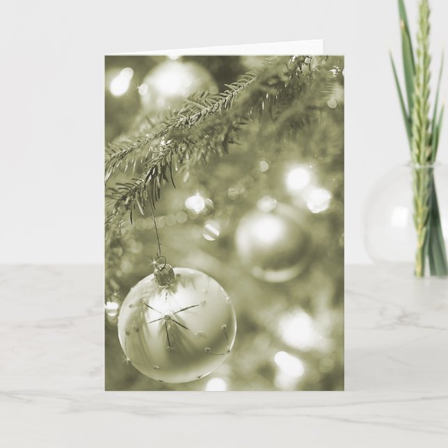 Carte de vacances Old World Sparkle (Devant)