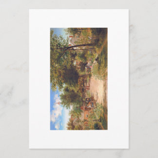 Carte de vacances ou de remerciement à plat