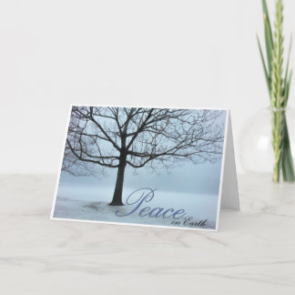 Carte de vacances Paix sur Terre