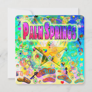 Carte de vacances Palm Springs Heure Epoch