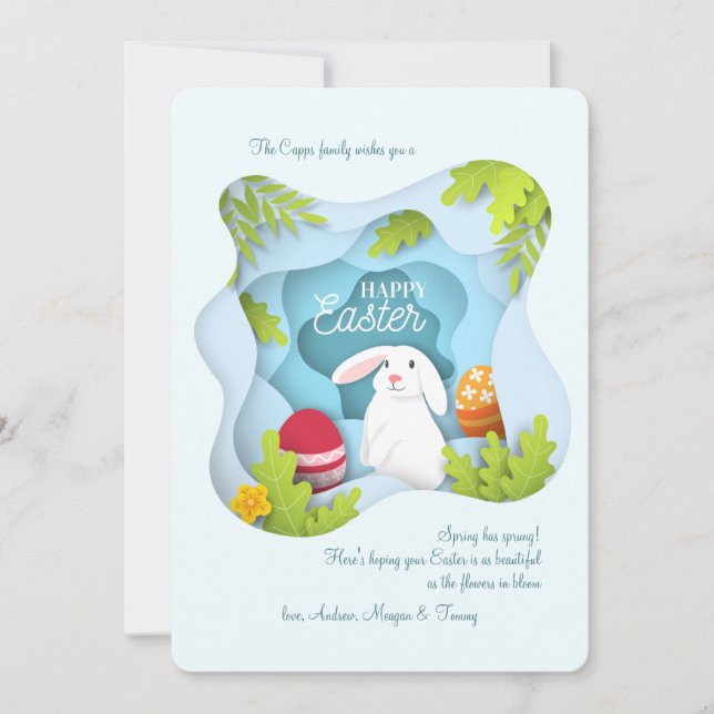 Carte de vacances Pâques Shbox (Devant)