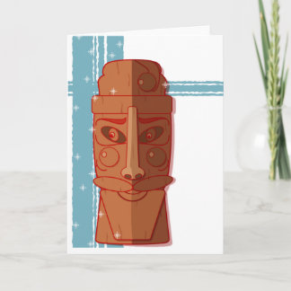 Carte de vacances - "Père Noël Tiki-Baby"