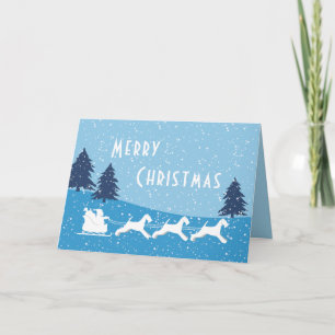 Carte de vacances personnalisée Airedale Terrier