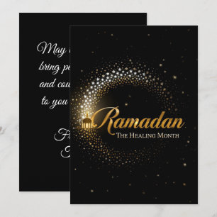 Carte de vacances personnalisée Ramadan MubaraK