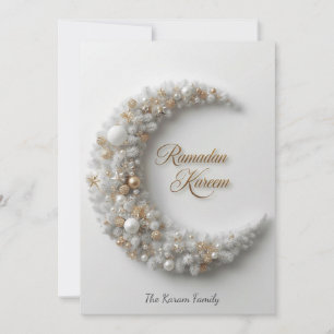 Carte de vacances personnalisée Ramdan Kareem