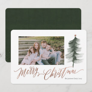Carte de vacances photo aquarelle Twinkle & Joy