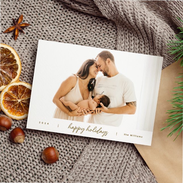 Carte de vacances photo de la saison de l'amour (Créateur téléchargé)