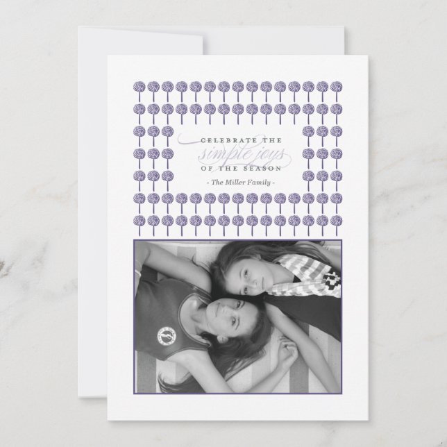 Carte de vacances photo encadrée Peppermint Majest (Devant)