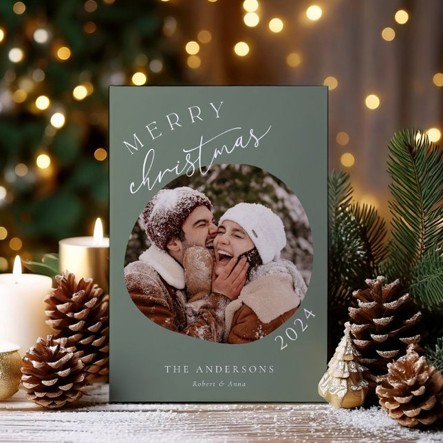 Carte de vacances photo simpliste (Créateur téléchargé)