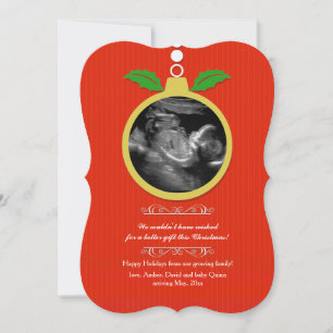 Carte de vacances photo Ultrasound