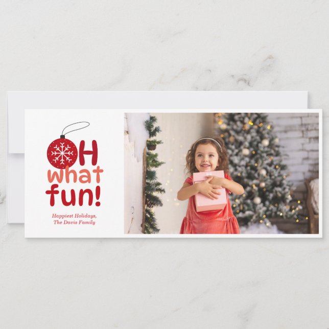 Carte de vacances Plat Fun Ornamy (Devant)