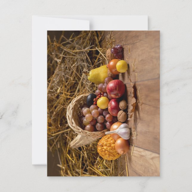 Carte de vacances plat, taille : 4,25 po x 5,5 po, (Devant)