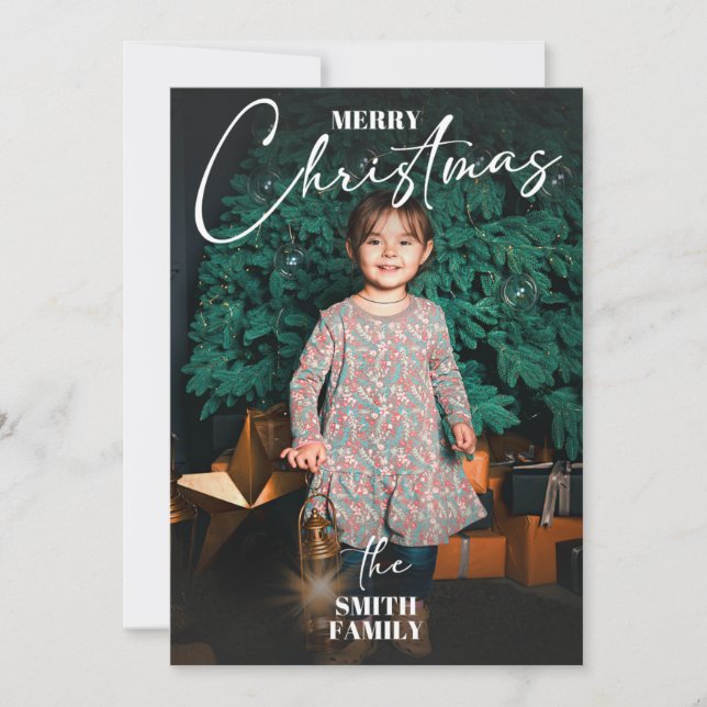 Carte de vacances plate (Devant)