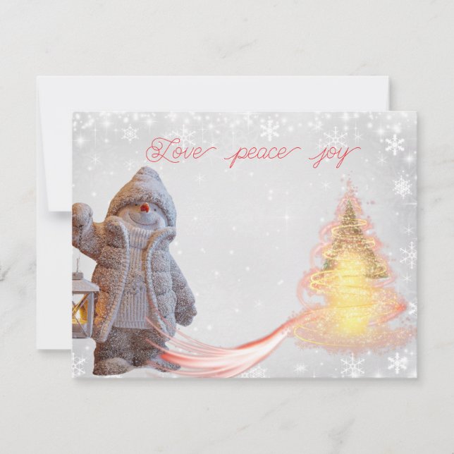 Carte de vacances plate (Devant)