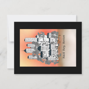 Carte de vacances plate
