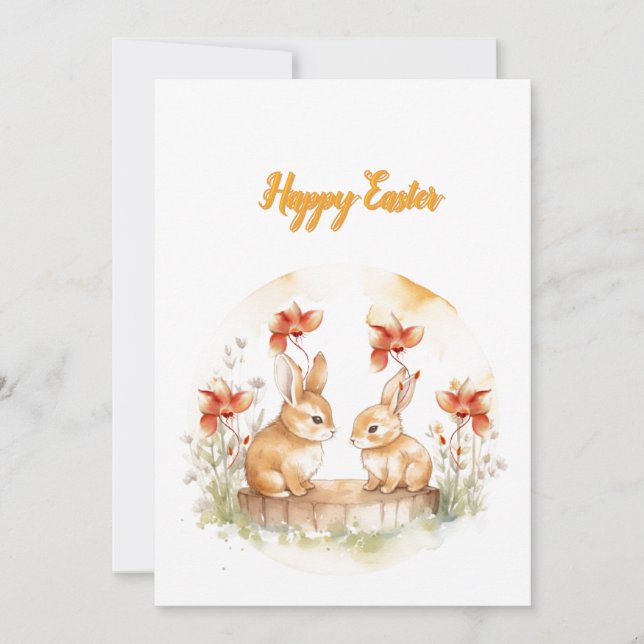 Carte de vacances plate  (Devant)