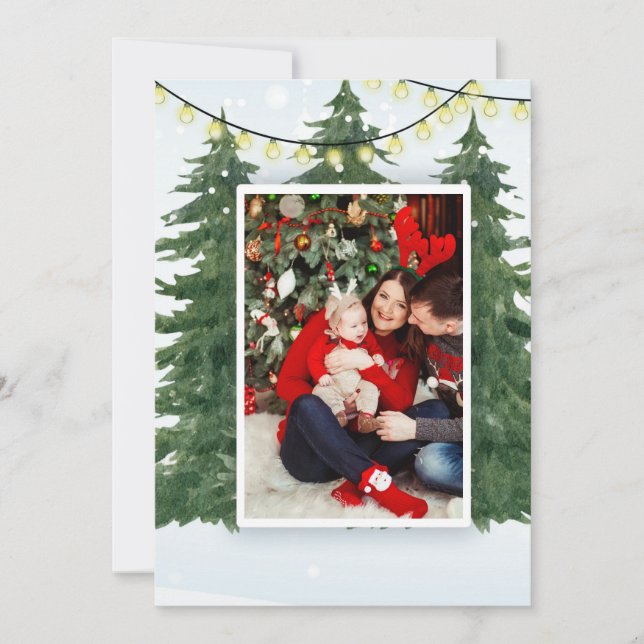 Carte de vacances plate (Devant)