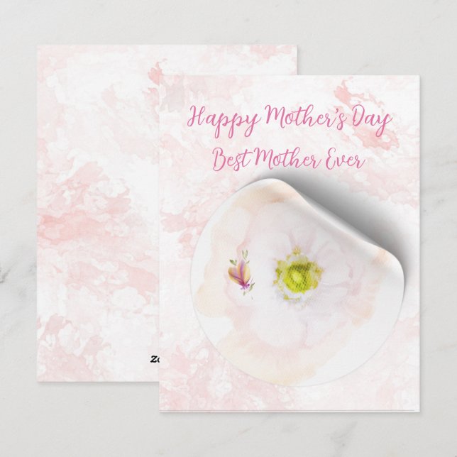 Carte de vacances plate (Devant / Derrière)