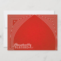 Carte de vacances plate avec dôme en forme d'étoil