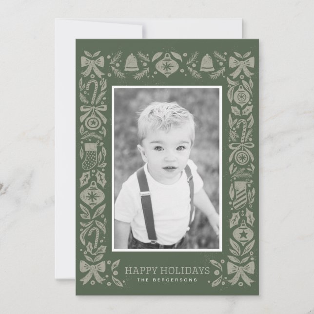 Carte de vacances plate, taille: 4,25" x 5,5", pap (Devant)