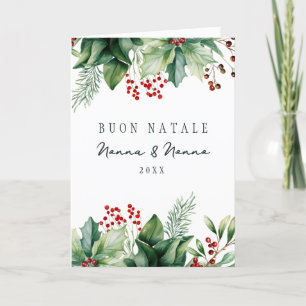 Carte de vacances pliée