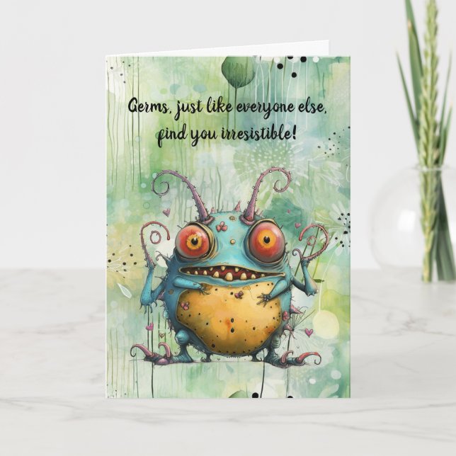 Carte de vacances pliée (Devant)