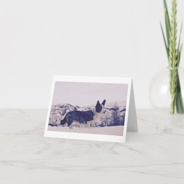 Carte de vacances pliée (Devant)