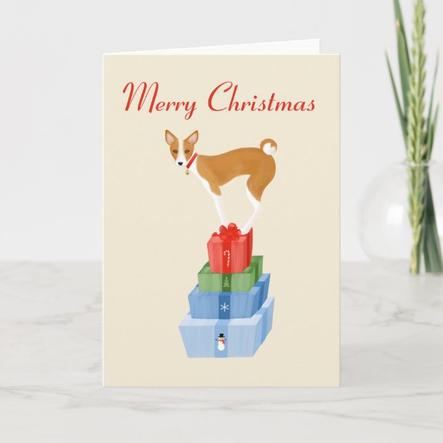 Carte de vacances pliée (Devant)