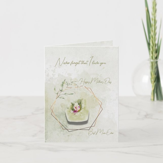 Carte de vacances pliée  (Devant)