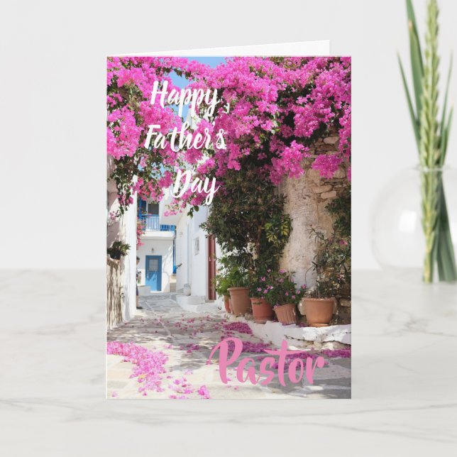 Carte de vacances pliée (Devant)