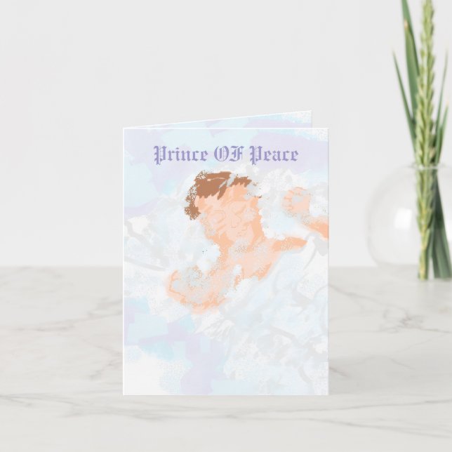 Carte de vacances pliée : Naissance de Jésus-Chris (Devant)