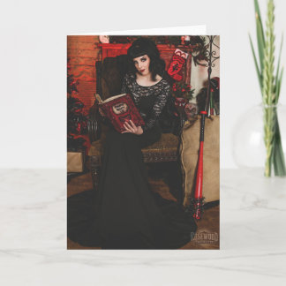 Carte de vacances pliée PNW Krampus