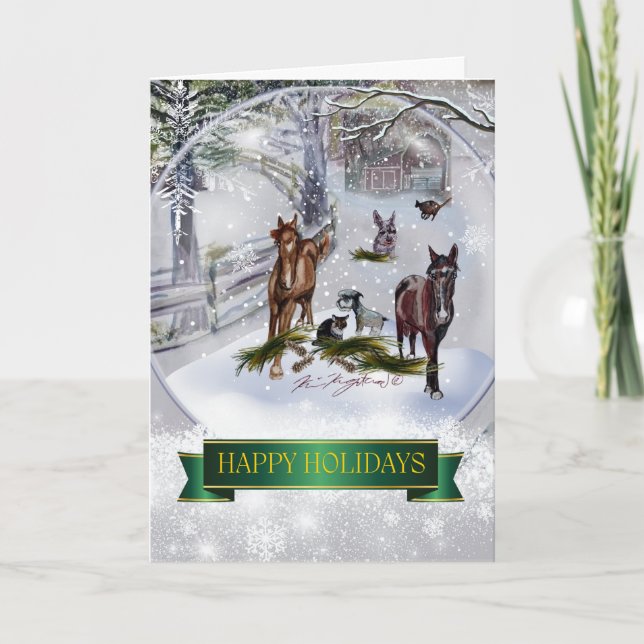 Carte de vacances pliée RACHELS gang 2024 (Devant)