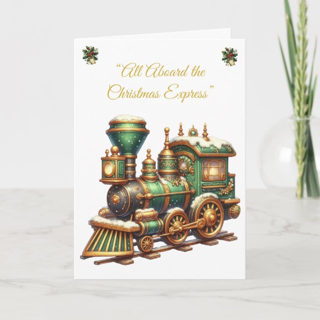 Carte de vacances pliée - Splendor de Noël victori (Devant)