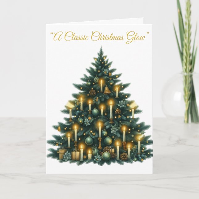 Carte de vacances pliée - Splendor de Noël victori (Devant)