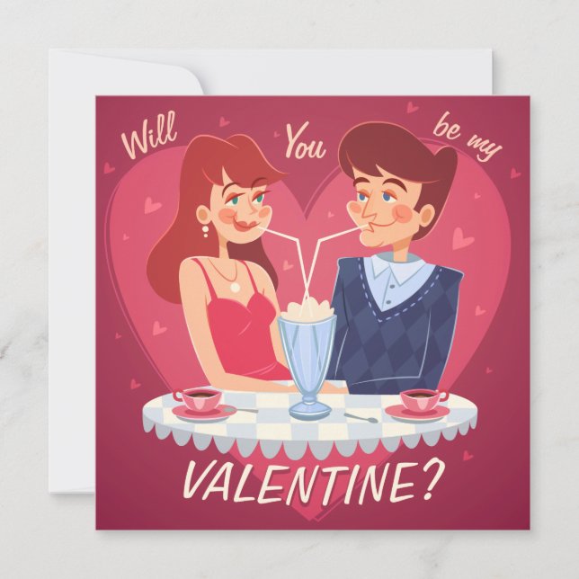 Carte de vacances pour la Saint Valentin (Devant)