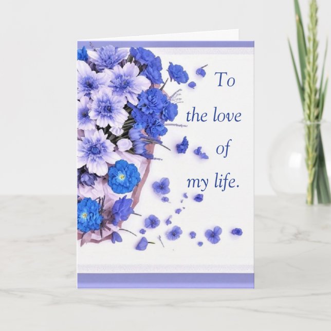 Carte de vacances pour l'amour de ma vie pour lui (Devant)