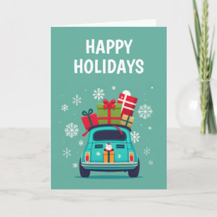 Carte de vacances pour Noël