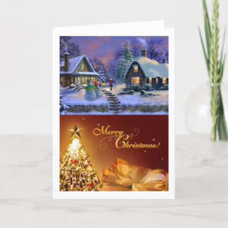 Carte de vacances pour répandre la joie et l'amour