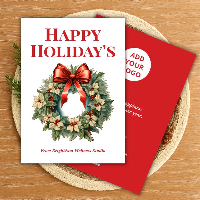 Carte de vacances professionnelle élégante avec no (Créateur téléchargé)