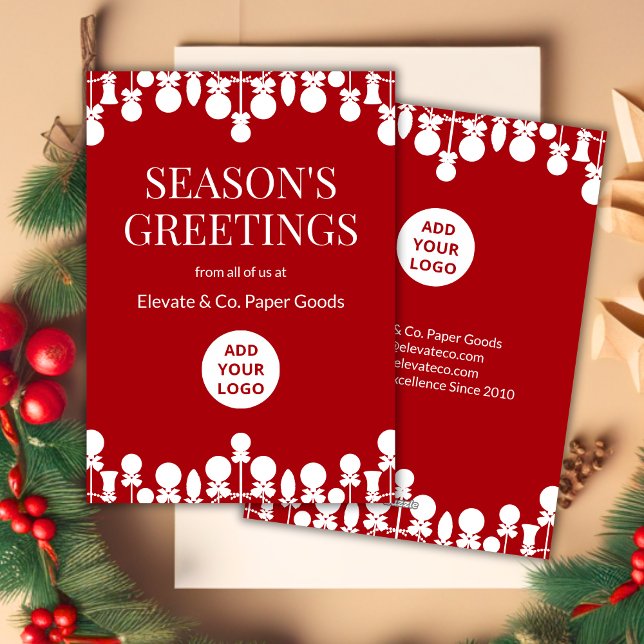 Carte de vacances professionnelle minimaliste | Lo (Créateur téléchargé)