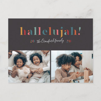 Carte de vacances Rainbow Hallelujah