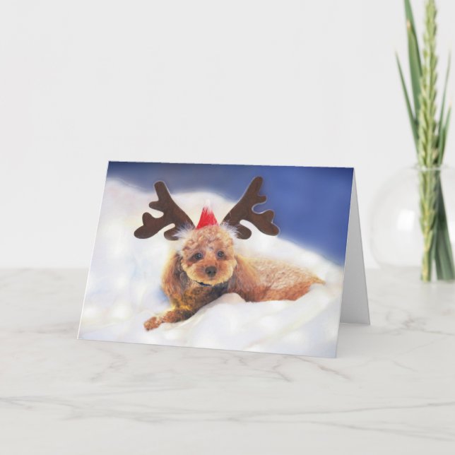 Carte de vacances Reindeer In Training (Devant)