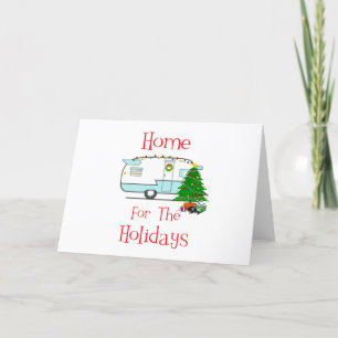 Carte de vacances RV Home For The Holidays
