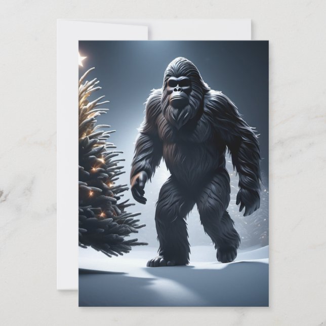 Carte de vacances Sasquatch (Devant)