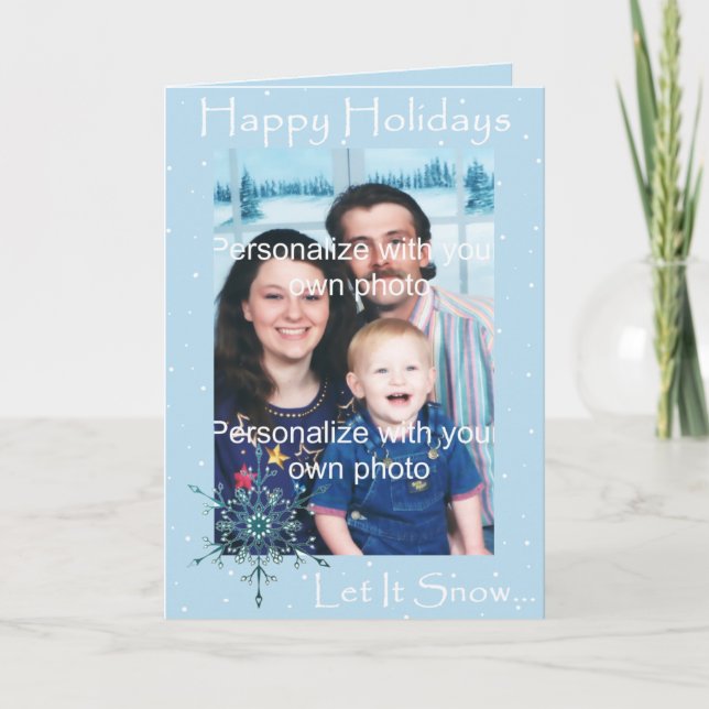 Carte de vacances Snowflon (Devant)