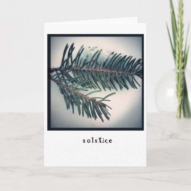 Carte de vacances Solstice (Devant)