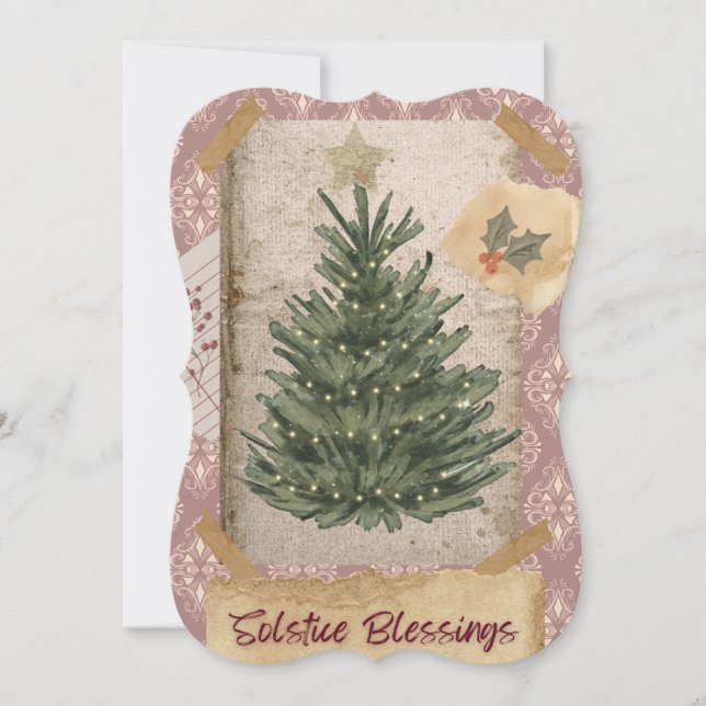 Carte de vacances Solstice Blessings (Appartement) (Devant)